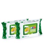 Apollo Life Premium Citrus Refreshing Wet Wipes, 60 (2x30) Count