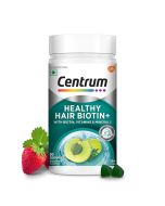 Centrum Healthy Hair Biotin+ Strawberry Flavour, 30 Gummies