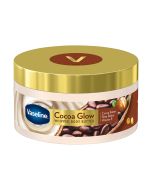 Vaseline Cocoa Glow Whipped Body Butter 180 gm | With Cocoa Butter, Shea Butter & Vitamin E | For Nourished Glowing Skin