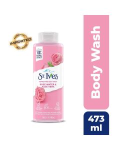 St. Ives Soothing Oeatmeal & Shea Butter Flavour Body Wash 473 ml | With 100% Natural Oatmeal and Shea Butter Extracts | Deep Cleansing | Soothes Skin