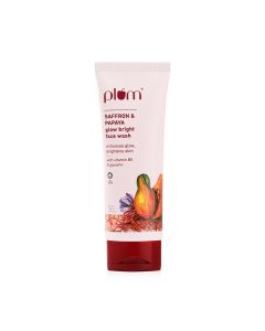 Plum Saffron & Papaya Glow Bright Face Wash, 100 ml