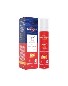 Aqualogica Detan+ Dewy Sunscreen 50 gm with SPF 50+ & PA++++ | UVA/B & Blue Light Protection | Tan Removal | For Normal, Sensitive & Dry Skin