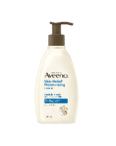 Aveeno Skin Relief Moisturizing Lotion 354 ml | Prebiotic Triple Oat & Shea Butter | Long lasting Hydration Upto 72 Hrs | Non Greasy Formula | For Dry & Sensitive Skin