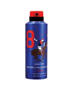 Beverly Hills Polo Club Sport Number One Deodorant Body Spray For Men, 175 ml
