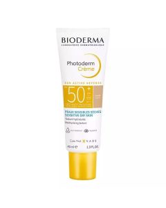 Bioderma Photoderm Creme Sunscreen 40 ml With Spf 50+ Pa++++ | UVA & UVB Protection | Ectoin & Mannito | No Ehite Cast| Multi Resistant | For Dry Sensitive Skin