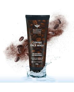Bombay Shaving Company Coffee Face Wash 100 gm | Coffee Extract | Revives Dull & Tired Skin | Lightens Age Spots & Tanning | Brightens & Hydrates Skin | For All Skin Type