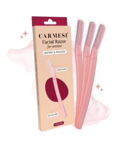 Carmesi Facial Razor For Women, 3 Count