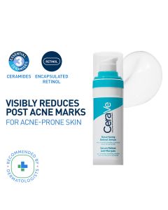 CeraVe Resurfacing Retinol Serum 30 ml | Reduces Acne Marks with Licorice Root Extract & Niacinamide