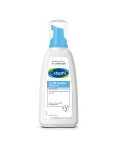 Cetaphil Gentle Foaming Cleanser 236 ml | Glycerine, Vitamin E, Pro Vitamin B5 | Gently Cleanses Skin | For All Skin Type