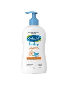 Cetaphil Baby Wash & Shampoo with Organic Calendula, 400 ml