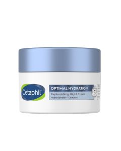 Cetaphil Optimal Hydration Replenishing Night Cream 50 gm | Hypersensitive Complex | Hydrated Skin
