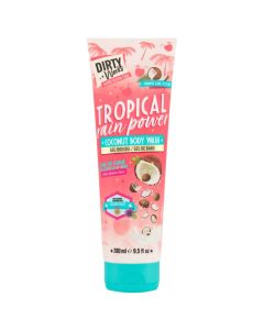 Dirty Wash Tropical Rain Power Coconut Body Wash, 280 ml