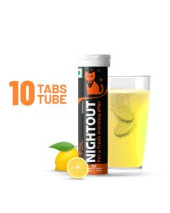 Fast&Up Nightout Zero Sugar 10 Effervescent Tablets | Hangover Relief & Detoxify liver