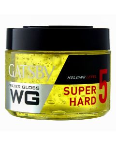 Gatsby Super Hard Wet Gloss/Wet Look Hair Gel, 300 gm