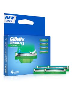 Gillette Mach3 Turbo Senitive Cartridge 4S