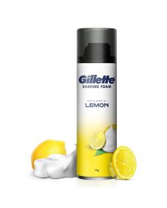 Gillette Lemon Shaving Foam, 196 gm