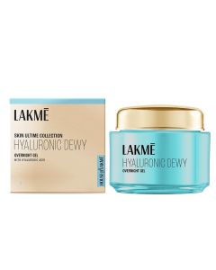 Lakme Hyaluronic Dewy Overnight Gel with Hyaluronic Acid, 50 gm