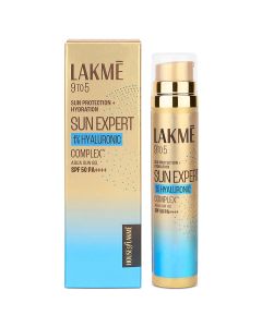 Lakme Sun Expert 1% Hyaluronic SPF 50 PA++++ Sunscreen Gel, 56 gm