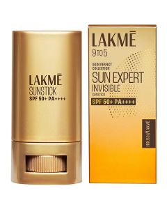 Lakme 9to5 Sun Expert Invisible SPF50+ Sun Stick, 15 gm