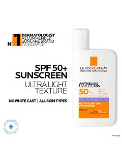 La Roche-Posay Anthelios UVMune 400 Fluid Anti-Taches SPF50 SunScreen, 50 ml