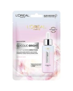 Loreal Glycolic Bright Face Mask, 1 Count