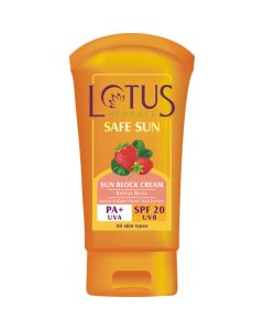 Lotus Herbals Safe Sun Kids Sun Block Cream SPF 25, 100 gm