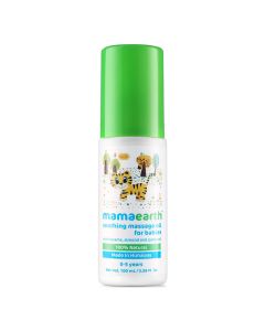 Mamaearth Soothing Massage Oil For Babies with Sesame, Almond & jojoba Oil, 0 to 5 Years, 100 ml