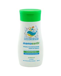 Mamaearth Deeply Nourishing Body Wash For Babies, 0 to 5 Years, 200 ml