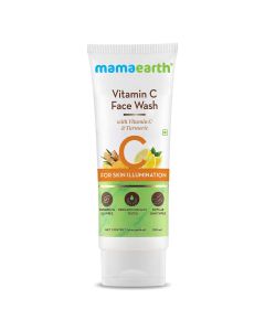 Mamaearth Vitamin C Face Wash 100 ml | With Vitamin C & Turmeric | For Skin Illumination | Brightens Skin | Evens Skin Tone | For All Skin Type