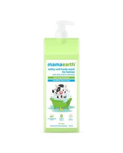 Mamaearth Milky Soft Babies Body Wash for 0+Years, 400 ml