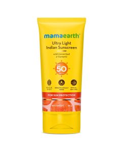 Mamaearth Ultra Light Sunscreen SPF 50 PA++, 80 gm