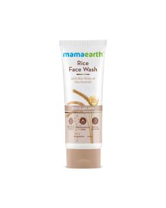 Mamaearth Rice Face Wash with Rice Water & Niacinamide, 100 ml