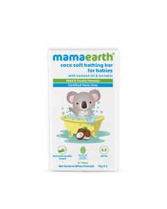 Mamaearth Coco Soft Bathing Bar for 0+ Years Babies, 150 gm (2x75 gm)