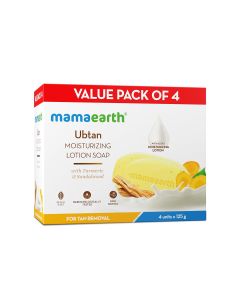 Mamaearth Ubtan Moisturizing Lotion Soap, 4x125 gm
