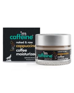 Mcaffeine Cappuccino Coffee Moisturizer Cream 50 ml | Coffee, Almond Oil, Caffiene & Vitamin E | For Lightweight Moisturization | Smooths & Tones Skin | For All Skin Type