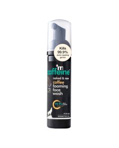 Mcaffeine Coffee Foaming Face Wash 75 ml | Enriched With Coffee, Caffiene, Almond Oil, Vitamin E & Cinnamon | Controls Acne & Excess Oil | For Men & Women | For All Skin Type, Oily & Acne Prone Skin