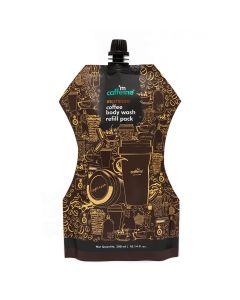 Mcaffeine Espresso Coffee Body Wash 300 ml Refill Pack | Coffee, Caffiene, Natural AHA | Exfoliates & Smoothens Skin | Even Out Skin Tone | For Men & Women | For All Skin Type