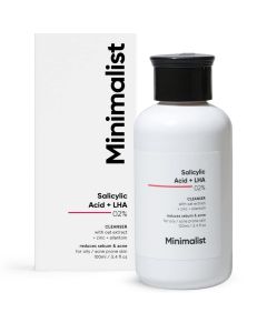 Minimalist 2% Salicylic Acid + LHA Cleanser 100 ml| Reduces Acne and Balances Oil