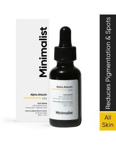 Minimalist 02% Alpha Arbutin Face Serum 30 ml| Fights Pigmentation and Dark Spots