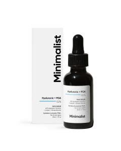 Minimalist 02% Hyaluronic Acid + PGA Face Serum 30 ml | Intense Hydration and Improves Skin Glow