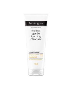 Neutrogena Deep Clean Gentle Foaming Cleanser 100 gm | With 7% Amino Micellar | Removes 99% Dirt | For Normal To Sensitive Skin