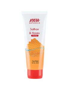 Nykaa Saffron & Honey Face Wash 100 ml | Saffron & Honey | Deep Cleansing | For Glowing Skin For Men & Women | For All Skin Type