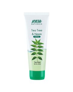 Nykaa Tea Tree & Neem Face Wash 100 ml | Tea Tree & Neem | Purifying | Deep Cleansing | For Acne Free & Healthy Skin | For Men & Women | For All Skin Type