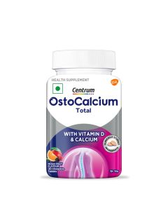Centrum Ostocalcium Total Mixed Fruit Flavour, 30 Chewable Tablets