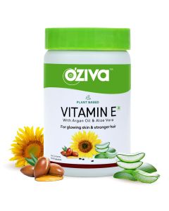 OZiva Plant Based Vitamin E, 30 Capsules