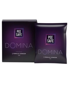 Pee Safe Domina Female Condom, 2 Count