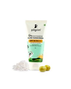Pilgrim 2% Niacinamide Glow SPF 50 PA+++ Sunscreen, 50 gm