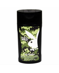 Playboy Play It Wild 2In1 Shower Gel & Shampoo, 250 ml