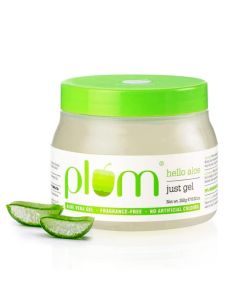 Plum Hello Aloe Just Gel 250 gm | Aloe Vera Gel | Multipurposes Gel | Soothes Skin | Conditions Hair | Retains Moisture | For All Skin & Hair Types