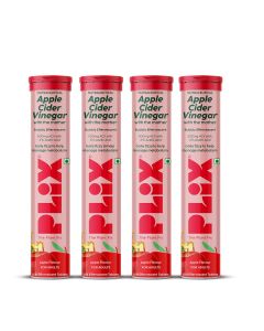 Plix Apple Cider Vinegar, 60 Tablets 60 (4x15Tablet)